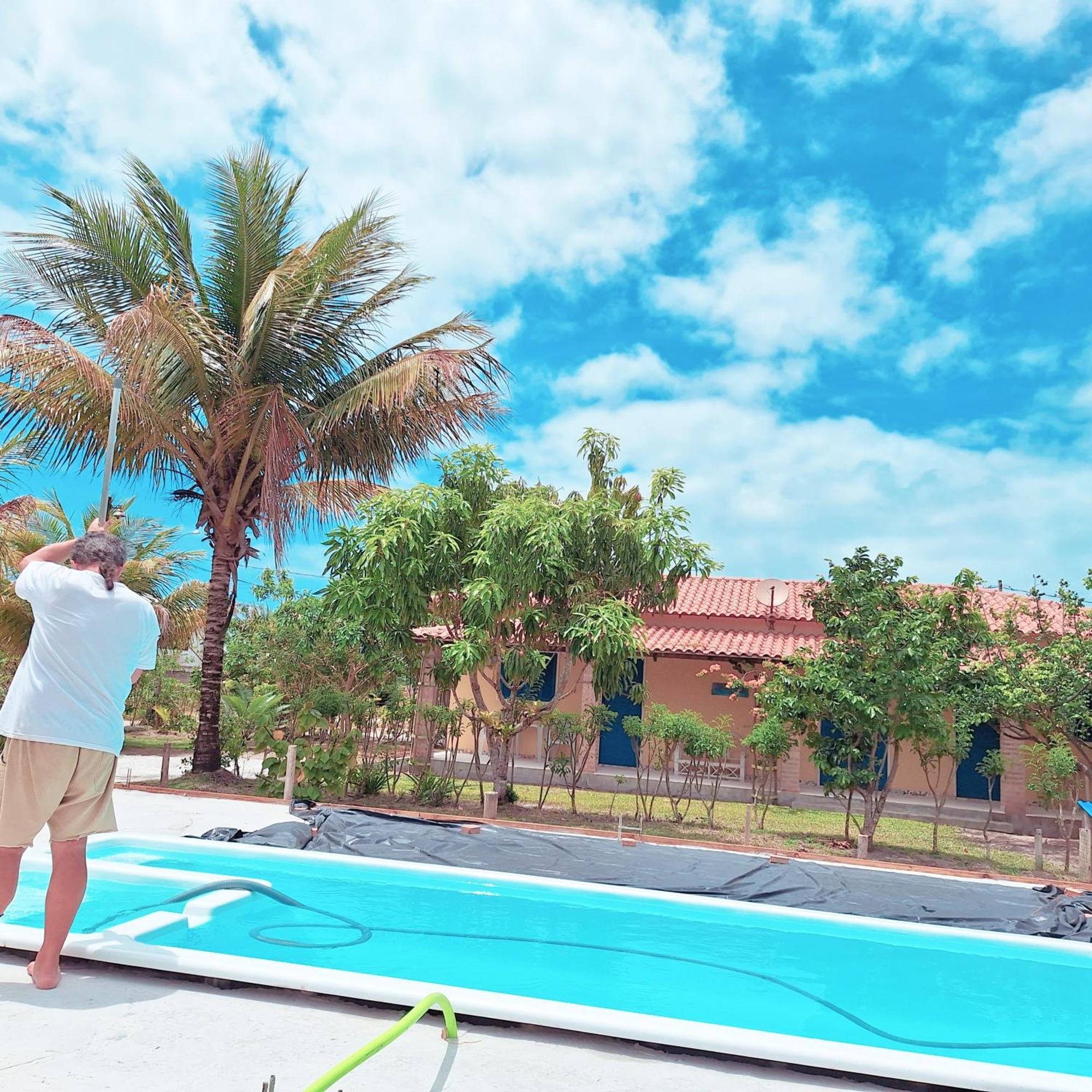 Casa Na Praia Com Piscina Costa Dourada Екстер'єр фото